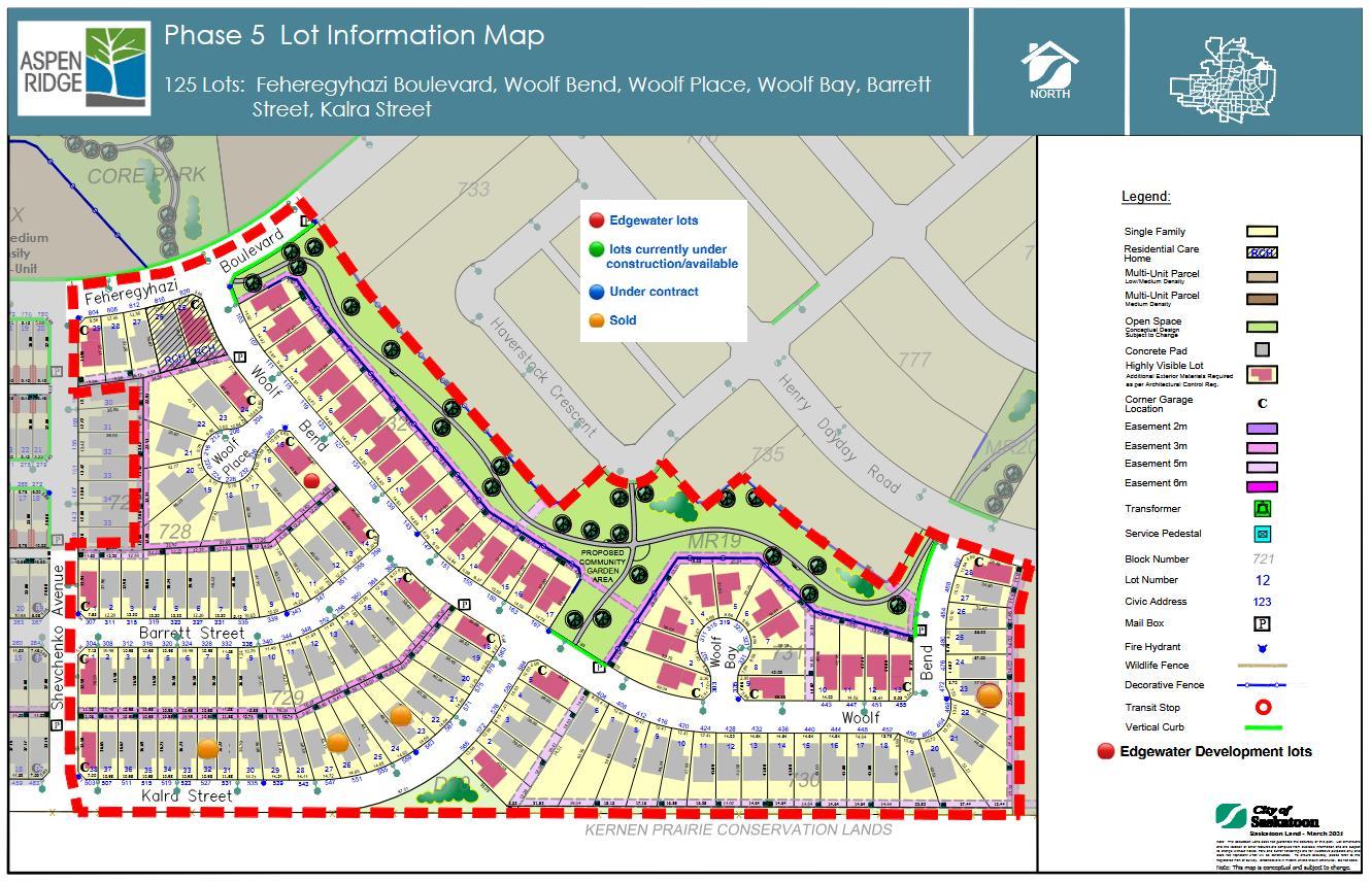 Currently Available Houses For Sale in Saskatoon from Edgewater Development